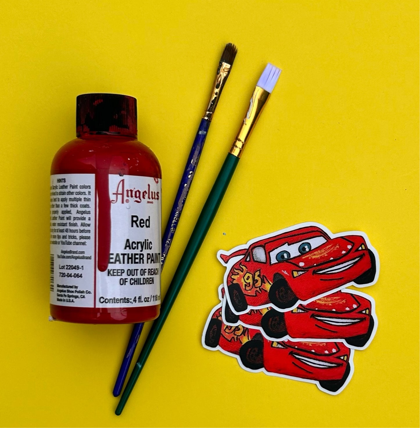 Lightning McQueen 3" Vinyl Sticker