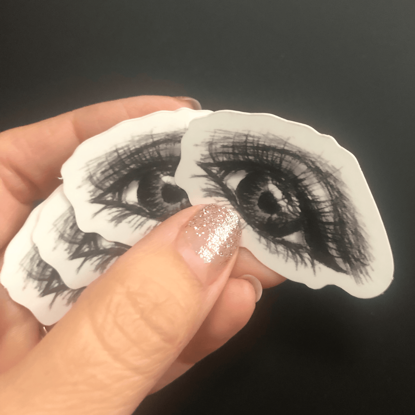 Original Eye Sketch 2" Vinyl Sticker - Maile Cristina Artist