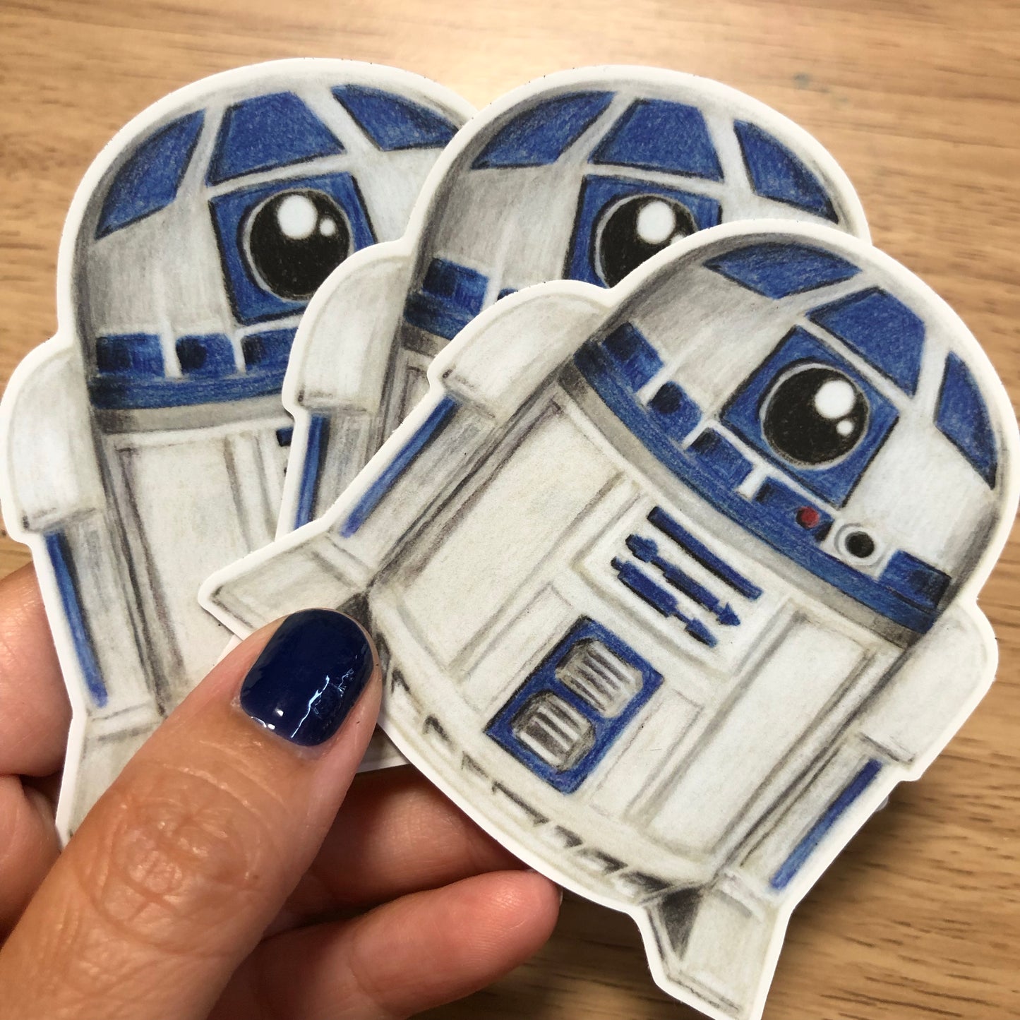 Original/Holographic R2D2 3" Vinyl Sticker