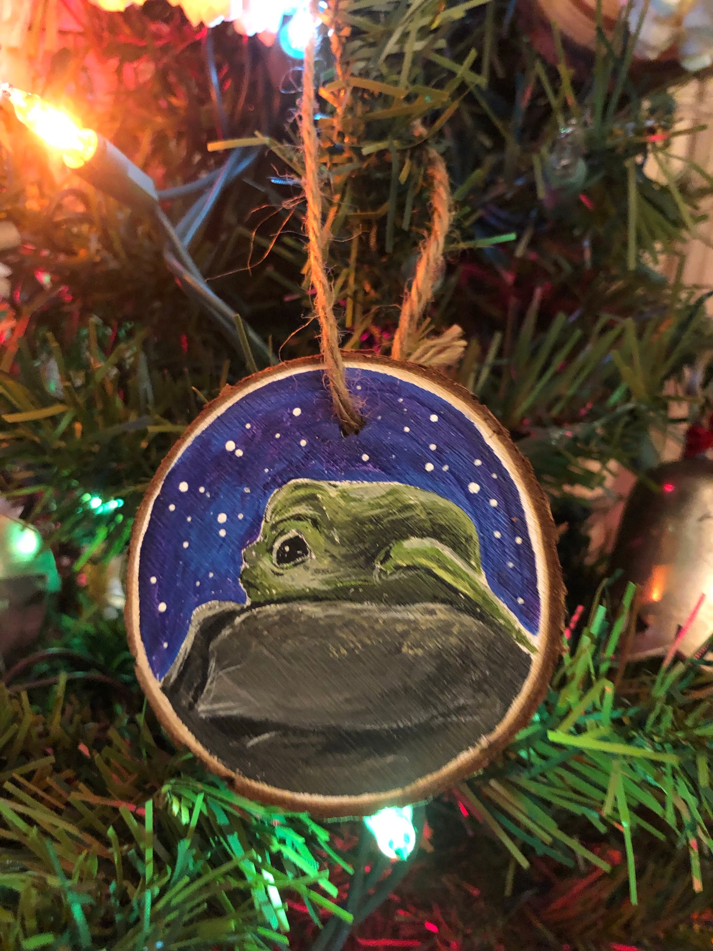 Wood Slice Ornaments -2 inch round