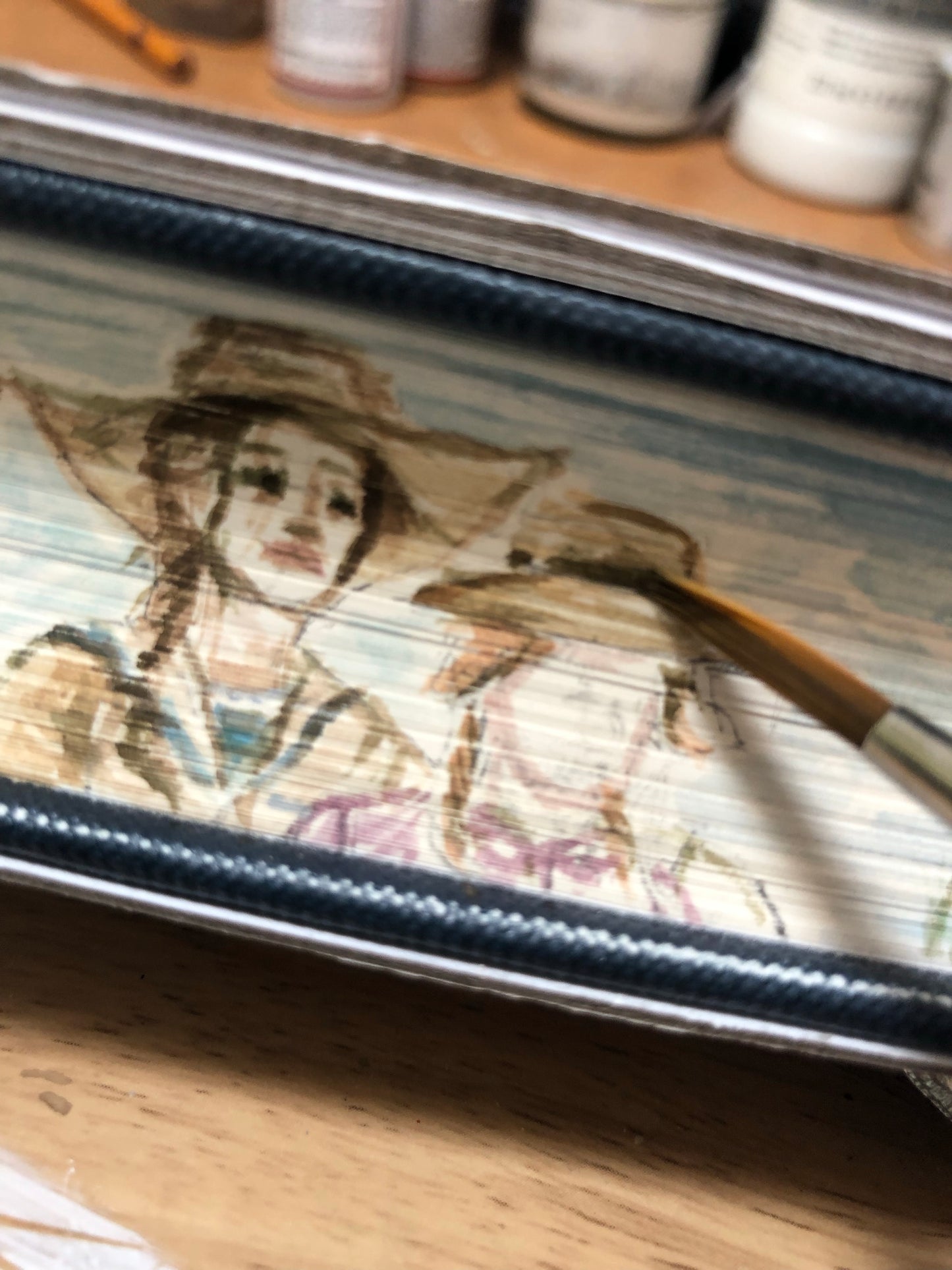 Hand painted book - fore-edge book painting