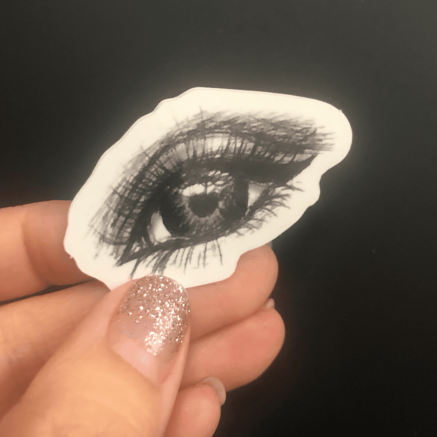 Original Eye Sketch 2" Vinyl Sticker - Maile Cristina Artist