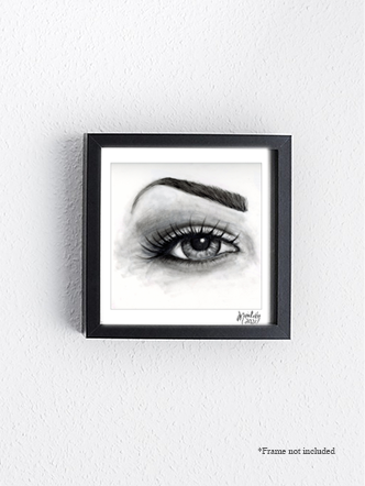 8x8 and 8x10 Art Print "Beautiful Eye": Limited - Maile Cristina Artist