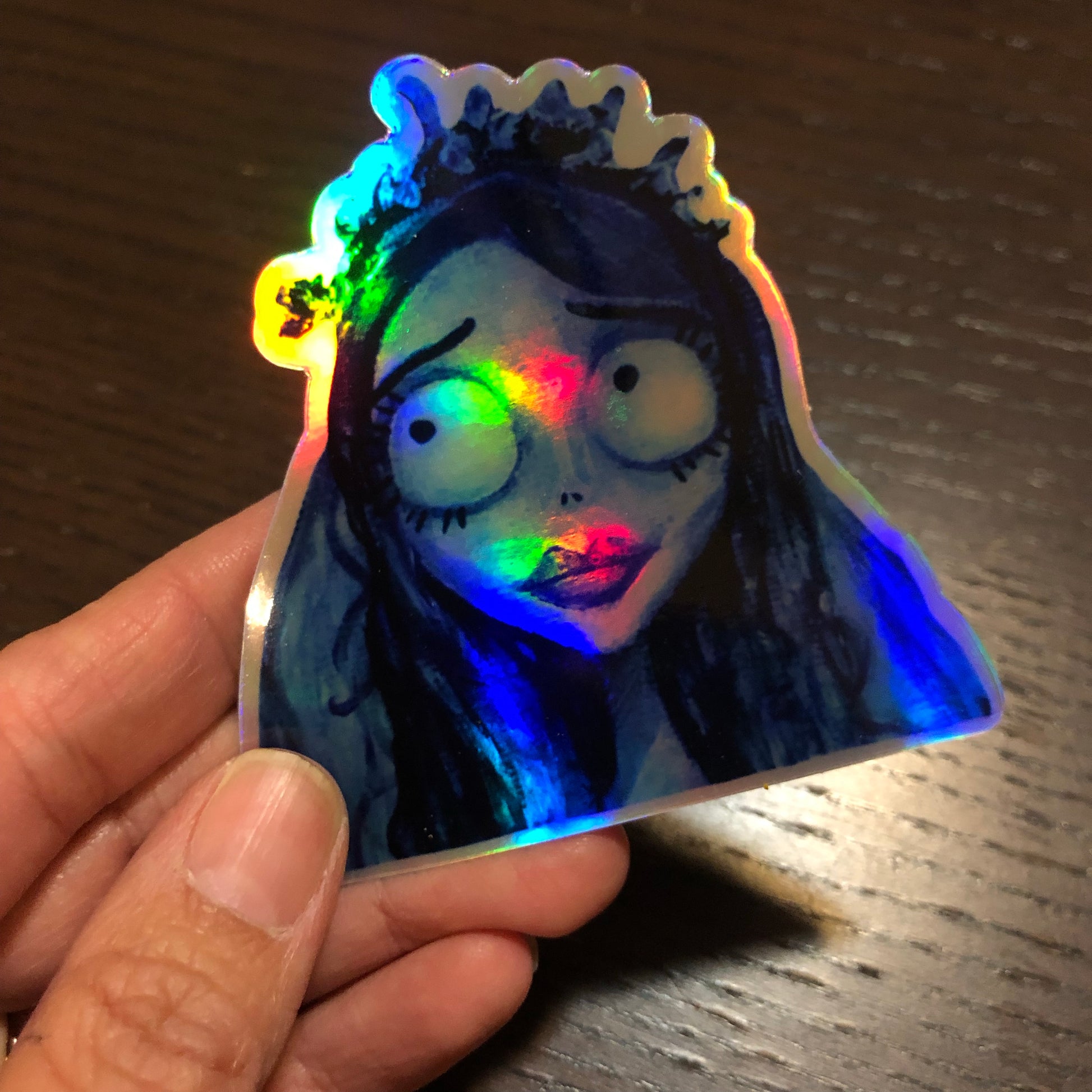 holographic Corpse Bride Sticker