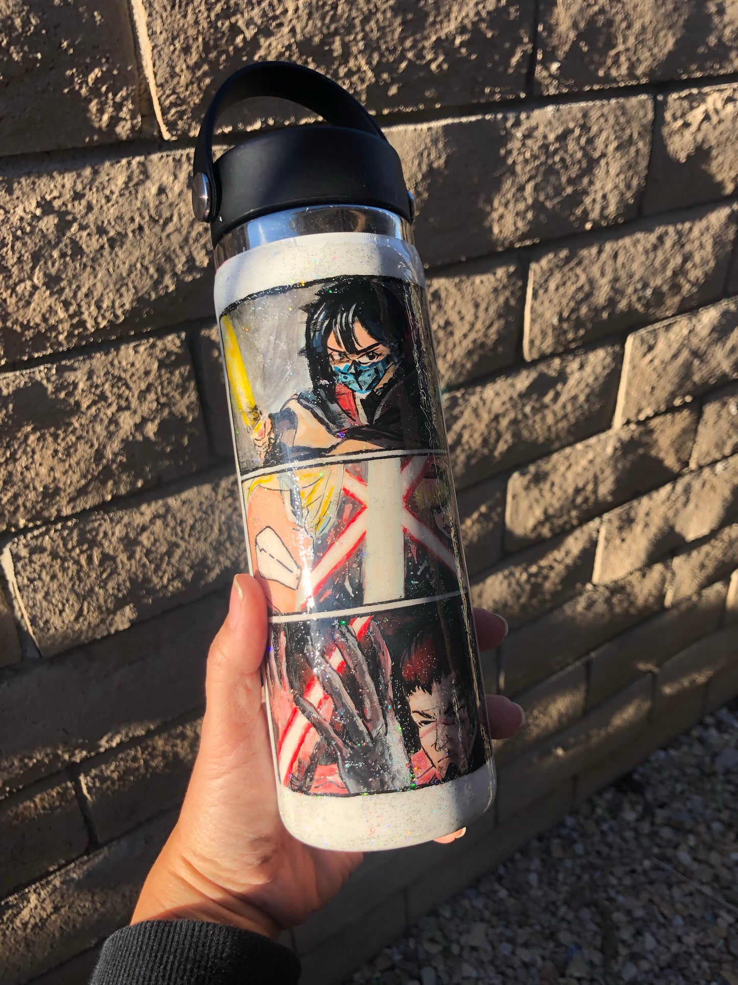 Custom painted Hydroflask Bottle