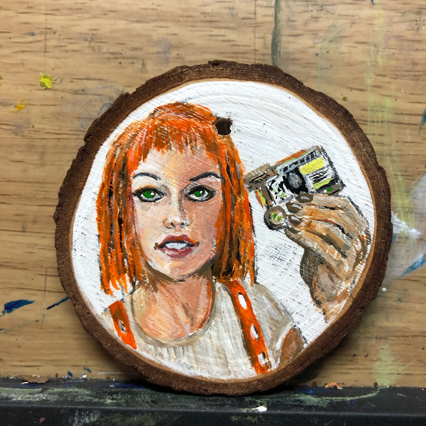 “Leeloo” from The Fifth Element Ornament (2in round)